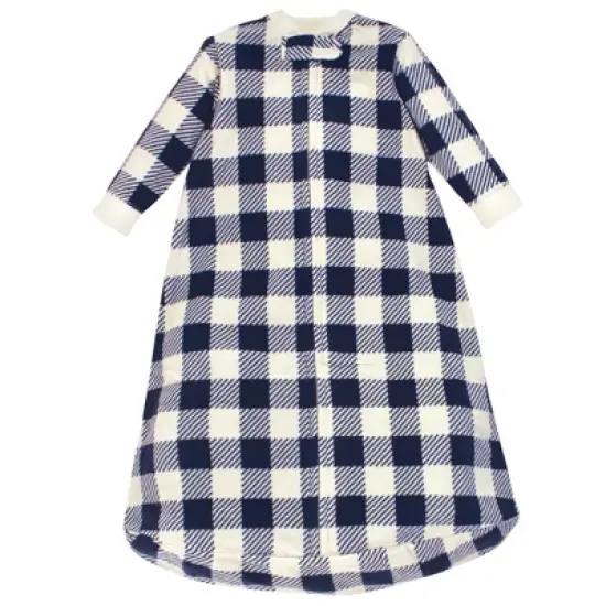 Hudson Baby Infant Boy Long-Sleeve Fleece Sleeping Bag, Forest, 0-9 Months image {2}