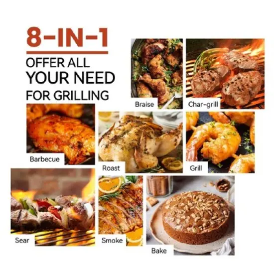 ZPG-10002B2E Wood Pellet Grill BBQ Smoker with Cover: Automated Feed, 1060 sq in - Z Grills image {9}