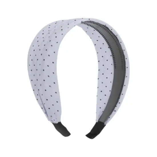 Unique Bargains Fresh Polka Dot Wide Headband 1 Pc image {9}