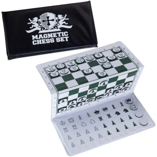 WE Games Magnetic Travel Chess Set Trifold image {3}
