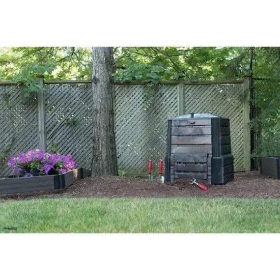 Algreen Products Soil Saver Classic Compost Bin, Black, 94 Gallons image {3}