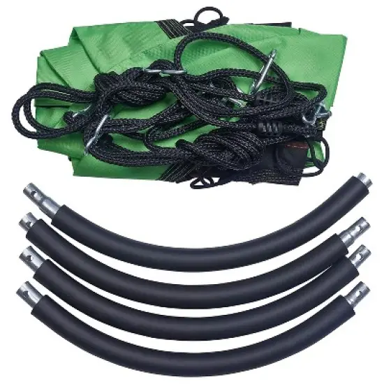 Swinging Monkey Giant 30 Inch Diameter 400 Pound Weight Capacity Weatherproof Outdoor Bungee Tree Saucer Swing, Green image {4}