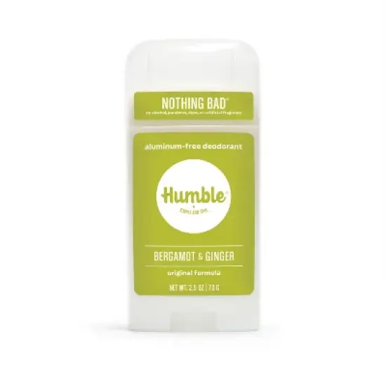 Humble Brands Original Formula Solid Deodorant - Bergamot & Ginger - Aluminum-Free 2.5oz image {2}