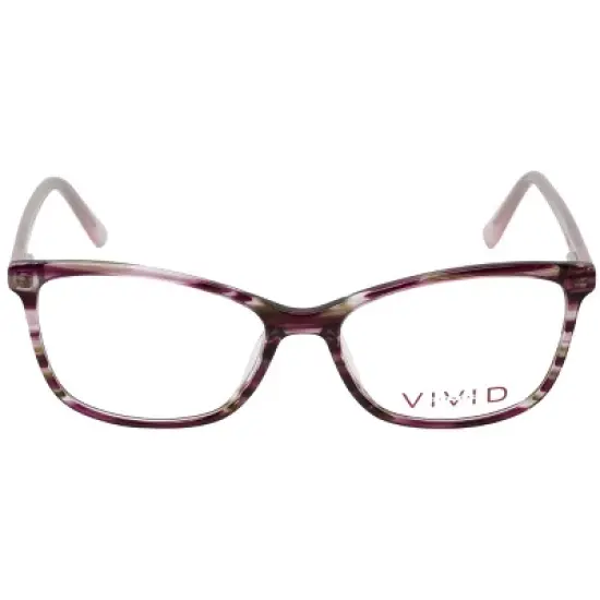 Calabria Vivid Designer Blue Light Blocking Reading Eyeglasses 893 Marble Wine 52 mm image {1}