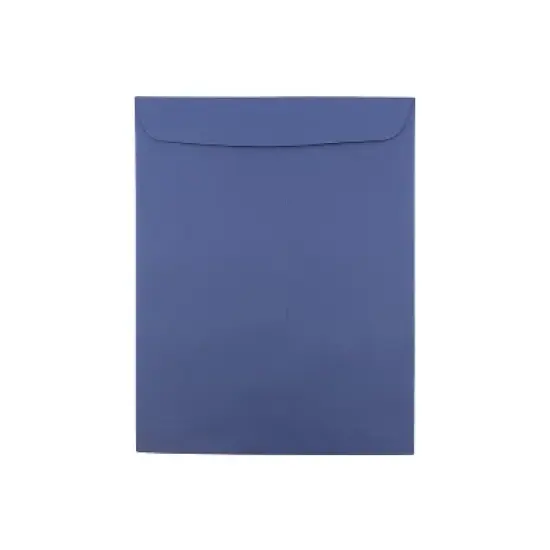 JAM Paper 10 x 13 Open End Catalog Envelopes Presidential Blue 50/Pack (263919489i) 263919489I image {2}
