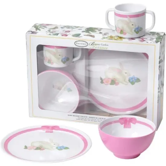 Portmeirion Botanic Garden Terrace 3-Piece Dinner Set - Bunny image {2}