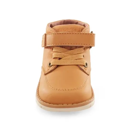 Stride Rite Quinn Kid's Leather Easy On/Off Boot | 4 | Honey Tan image {4}