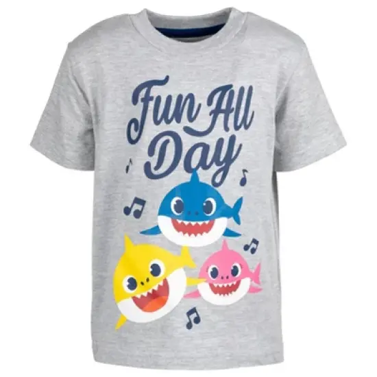 Pinkfong Mommy Shark Daddy Shark Baby Shark 3 Pack Graphic T-Shirts  image {2}