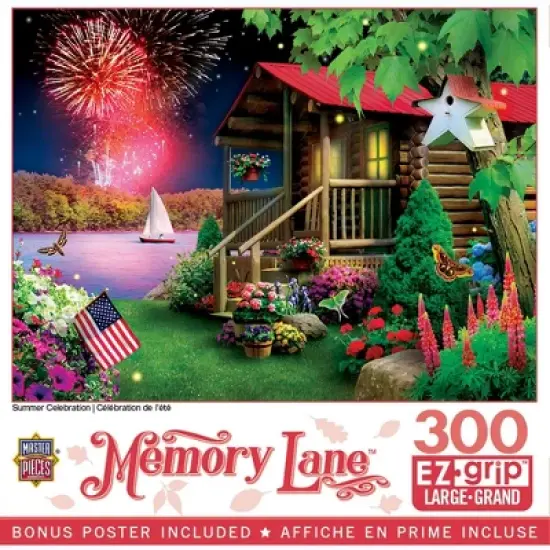 MasterPieces 300 Piece EZ Grip Jigsaw Puzzle - Summer Celebration - 18"x24" image {1}