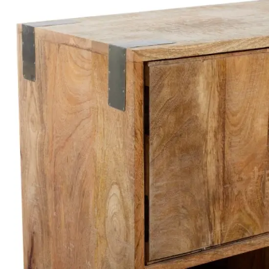 Modern Mango Wood Buffet Brown - Olivia & May image {4}