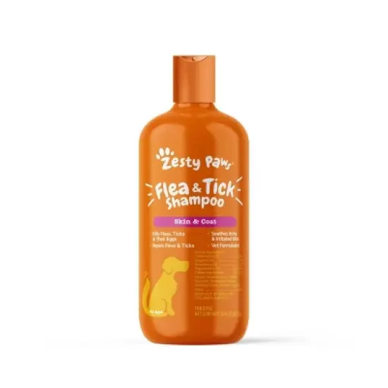 Zesty Paws Flea & Tick Shampoo - 16oz image {3}