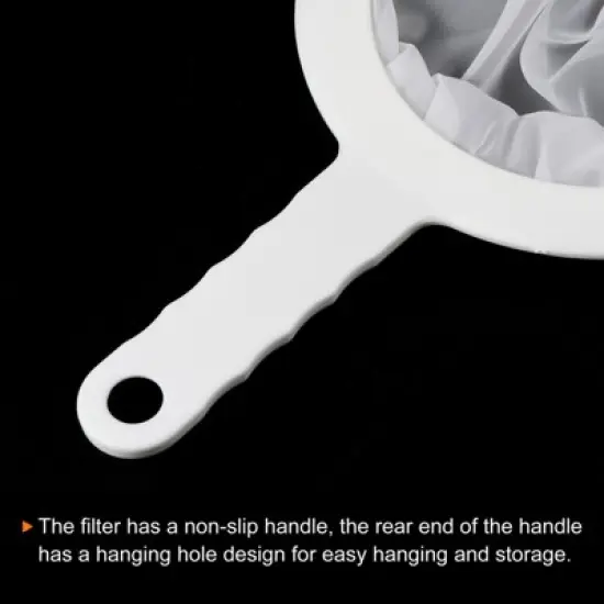 Unique Bargains Juice Coffee Food Filter Kitchen Strainer with Handle 1 Pc 300 Mesh image {2}