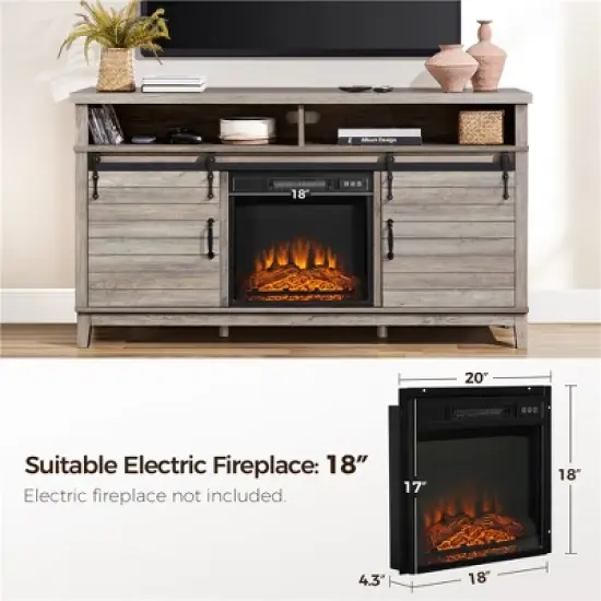 Yaheetech TV Stand for 65 Inch TV, TV Console with Storage image {5}