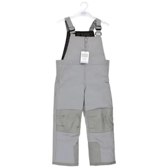 Hudson Baby Unisex Snow Bib Overalls, Charcoal image {1}