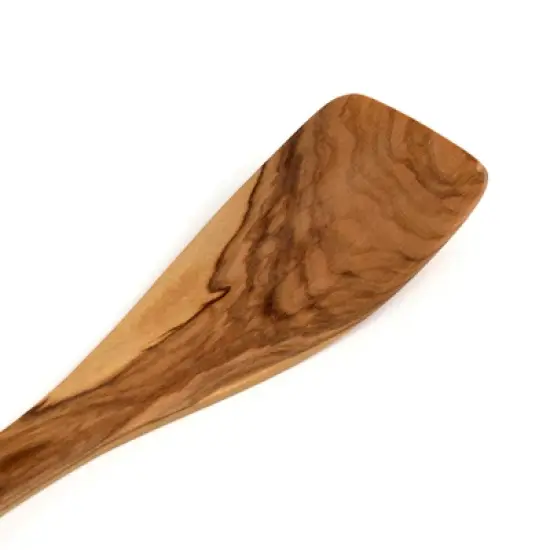 Berard Handcrafted Olive Wood 12 Inch Curved Spatula image {2}