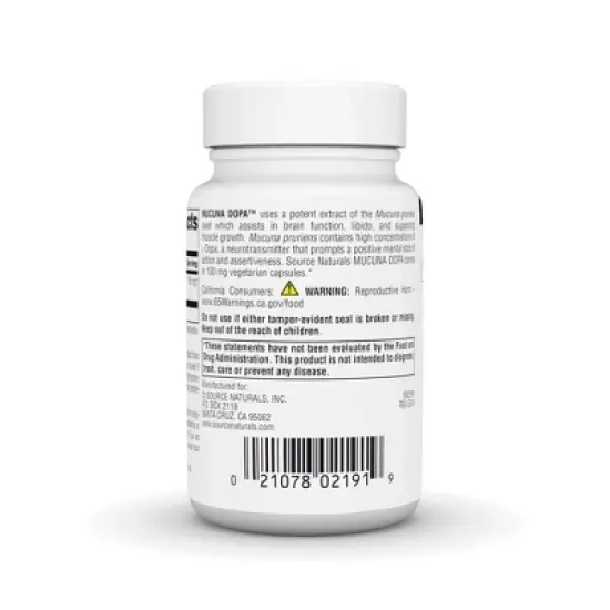 Mucuna Dopa by Source Naturals, Inc.  -  60 VegCap image {2}