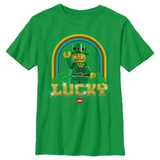 Boy's Lego St. Patrick's Day Lucky Leprechaun T-Shirt image {3}