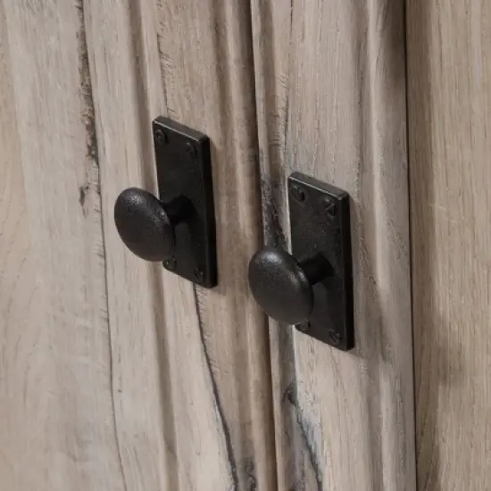 72" Palladia Library with Doors Split Oak - Sauder image {4}