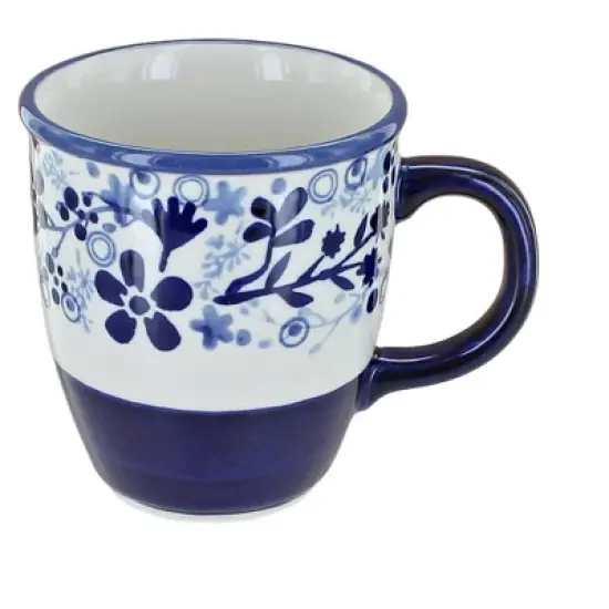 Blue Rose Polish Pottery Manufaktura Coffee Mug image {7}