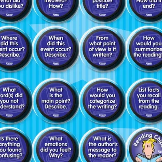Kagan Reading Comprehension Chips image {1}