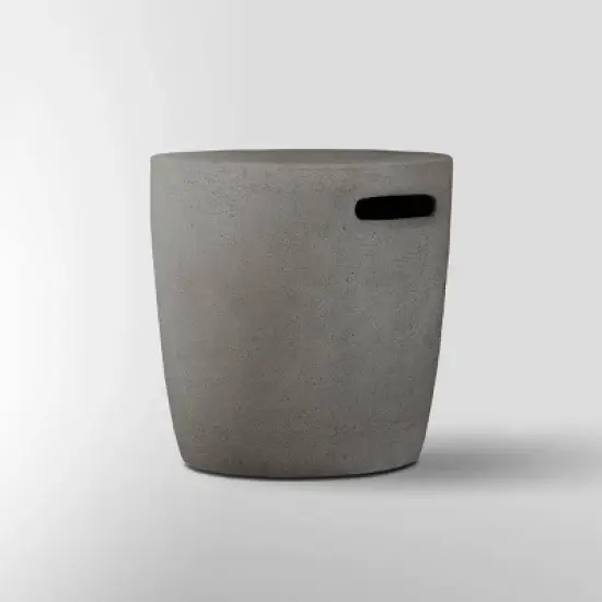 Riverside Propane Tank Cover Gray - Real Flame image {2}