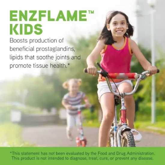 Little DaVinci Enzflame Kids - Powder Drink Mix Supplement to Support Muscle, Joint Comfort, Mobility and Immune Health* - Orange Flavor - 30 Servings image {2}