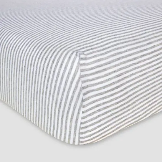 Burt's Bees Baby&reg; Organic Fitted Crib Sheet - Bee Essentials - Stripe image {4}