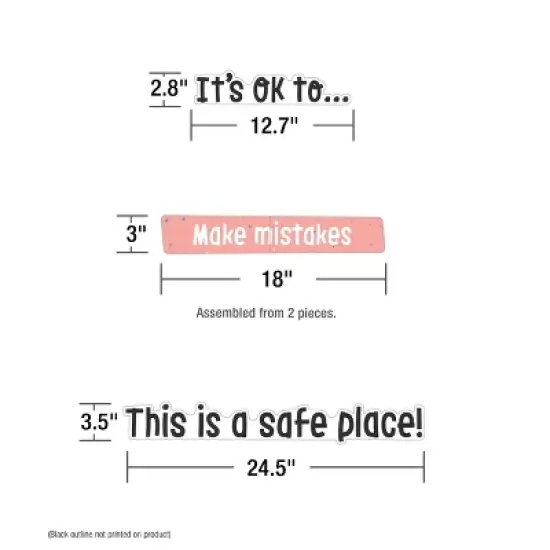 Carson Dellosa Education We Belong Motivational Bulletin Board Set (82 pieces) image {3}