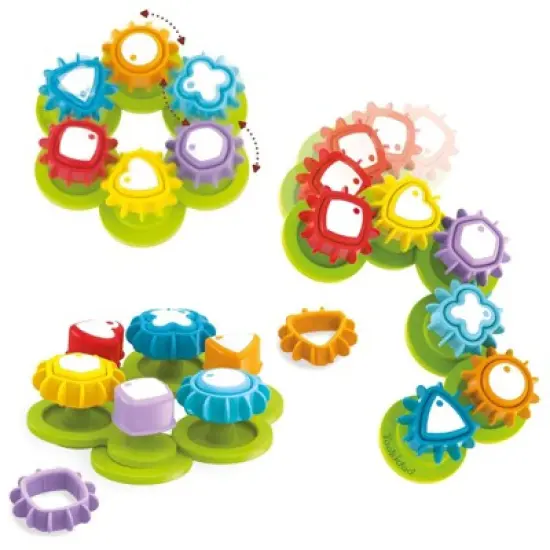 Yookidoo Shape N Spin Gear Sorter image {2}