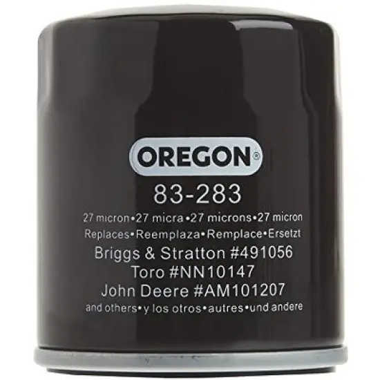 Oregon 83-283 Oil Filter Replaces John Deere AM101207 B & S 491506 Toro NN10147 image {1}