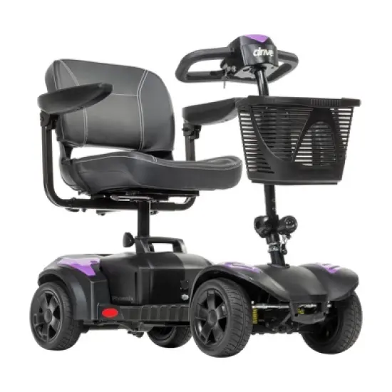 Drive Medical Phoenix LT 4-Wheel Travel Scooter - Compact Electric Mobility, Swivel Seat image {4}