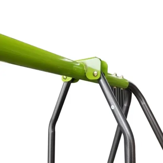 Gulches Green interesting swingset with plastic safe swing set 440lbs for outdoor playground for age 3-8 years with face to face without tee image {5}