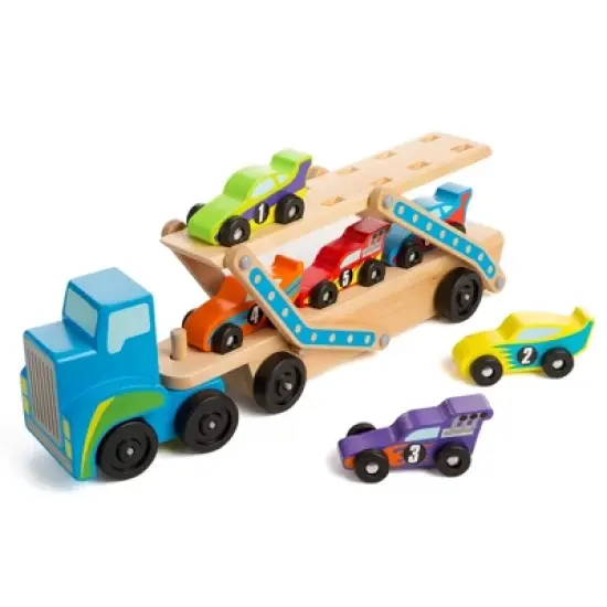 Melissa & Doug Mega Race-Car Carrier image {3}