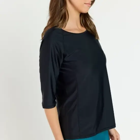 Calypsa Womens Loose Fit Margaux Swim Top image {5}