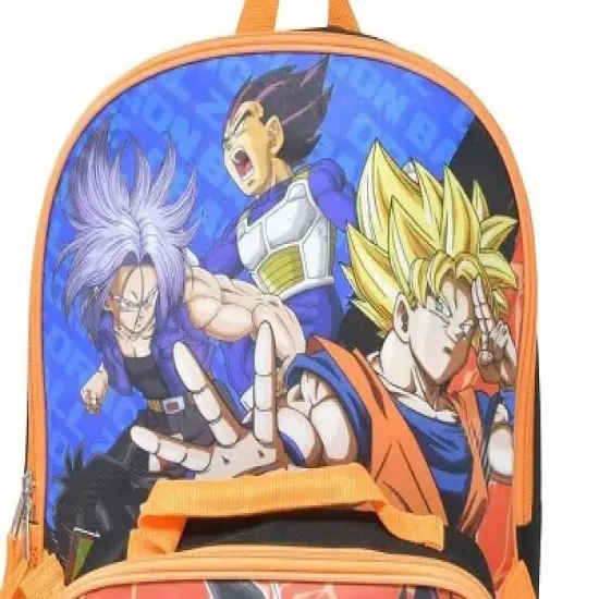 UPD inc. Dragon Ball Z Goku 16 Inch Kids Backpack with Lunch Bag image {2}