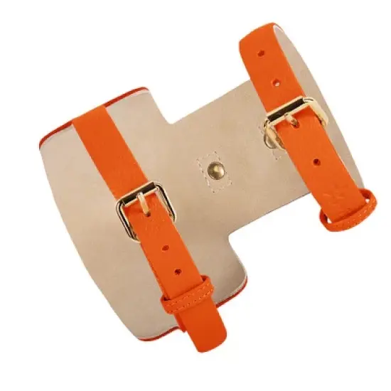 PoisePup &ndash; Luxury Pet Dog Harness &ndash; Soft Premium Italian Leather w/Crystal Harness for Small and Medium Dogs - Vibrant Sunset image {1}