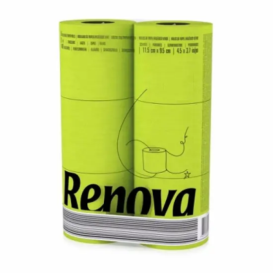 Roll-Lux Premium Soft 3-Ply 140-Sheet Lime Green Toilet Paper Rolls image {13}