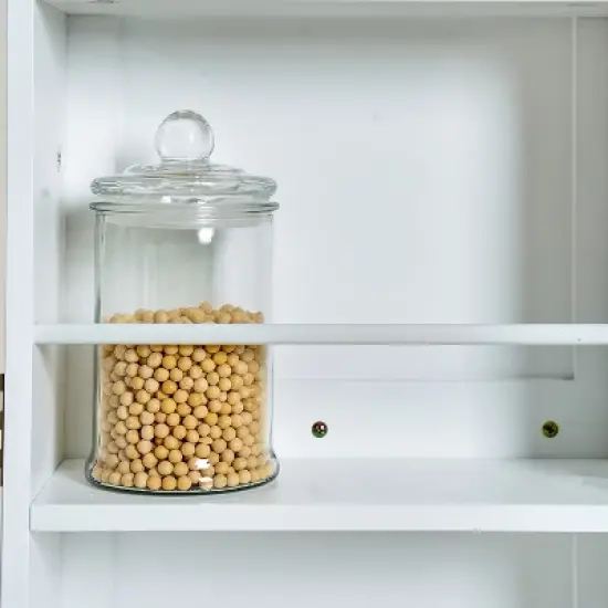 Bella Depot Freestanding 47"H Pantry Cabinet with Adjustable Shelves image {9}