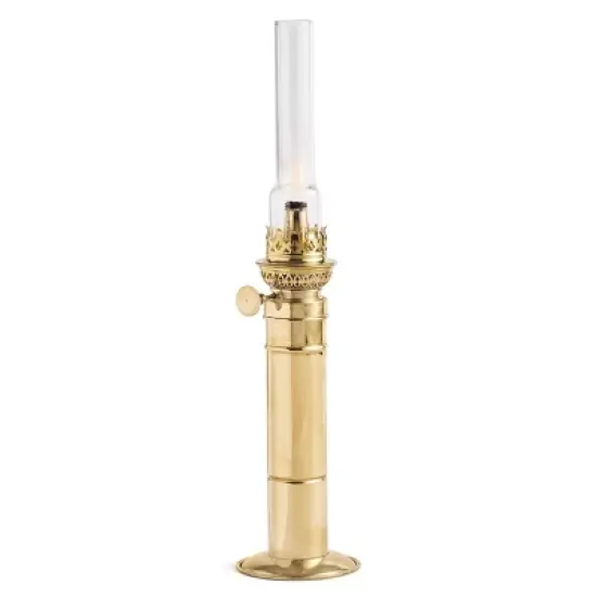 Kings County Tools 16-Inch Column Brass Oil Lamp image {7}