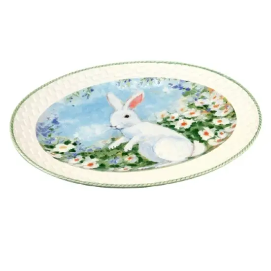 Certified International 12" Easter Morning Oval Platter image {2}