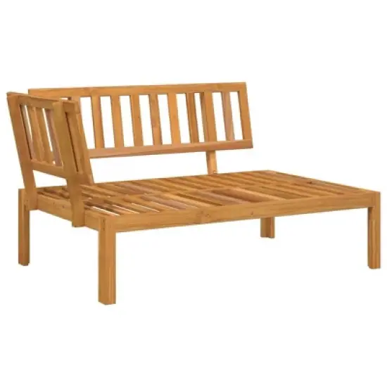 vidaXL Pallet Sofa Set Natural Wood Solid acacia wood 5 Piece Set image {2}