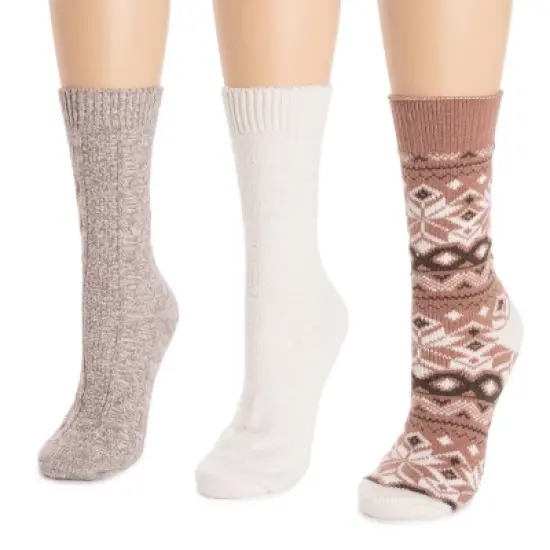 MUK LUKS Women's 3 Pack Boot Socks image {7}