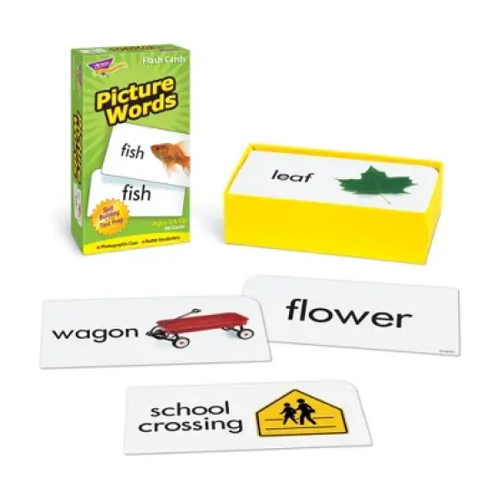 TREND Picture Words Skill Drill Flash Cards image {2}