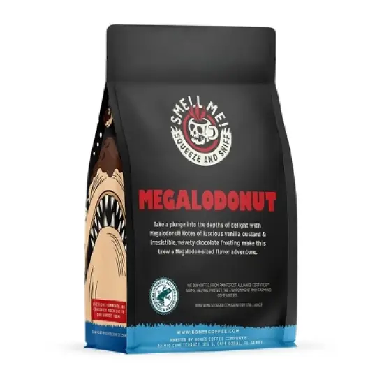 Bones Coffee Company Megalodonut 12 oz (Ground) image {1}
