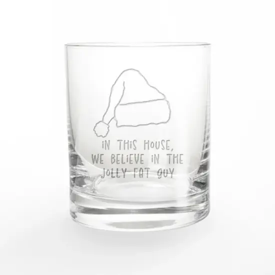 Creative Products We Believe in the Jolly Fat Guy 11 oz. Whiskey Glass image {1}
