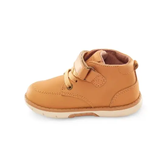 Stride Rite Quinn Kid's Leather Easy On/Off Boot | 4 | Honey Tan image {3}