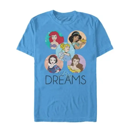 Men's Disney Princesses Big Dreams Character Circles T-Shirt image {3}