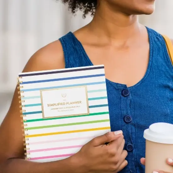 Emily Ley for At-A-Glance 2025 Weekly/Monthly Planner 11"x9.25" Stripe: Simplified Planner, Non-Toxic, Acid-Free Paper image {8}