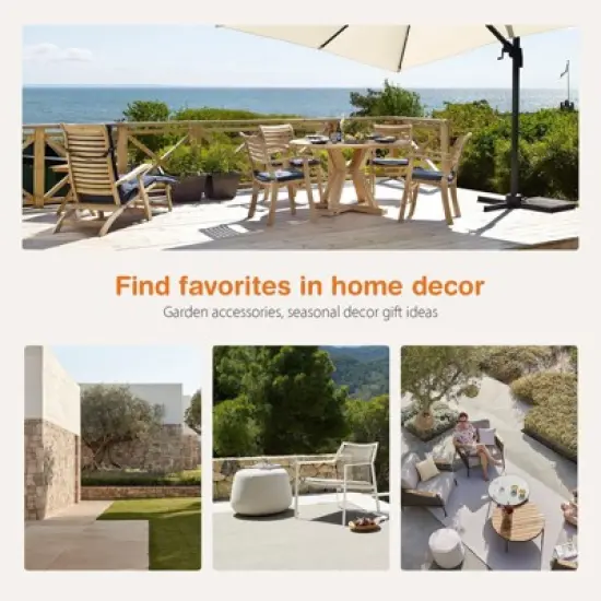 INFURNIC Patio Dining Sets Set 3 Pieces Patio Furniture, Outdoor with Glass Table, Wicker Rattan Patio Chair for Garden, Terrace, Brown, 23"*22"*31.4" image {4}