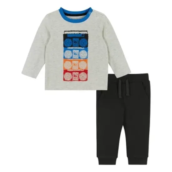 Andy & Evan  Infant  Boys Boombox Long Sleeve Tee Set image {5}